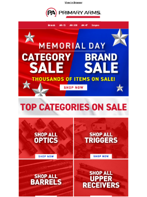Primary Arms LLC - 🔥 Act Fast—Top Brands and Categories Sale Ends Soon!​