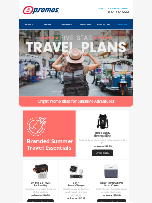 ePromos Promotional Products - Explore Summer Travel Must-haves