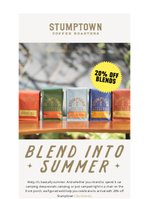 Stumptown Coffee Roasters - On now: Take 20% off all 12oz blends