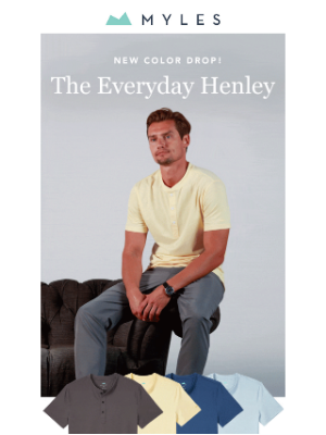 Myles Apparel - [New Color Drop!] The Everyday Henley