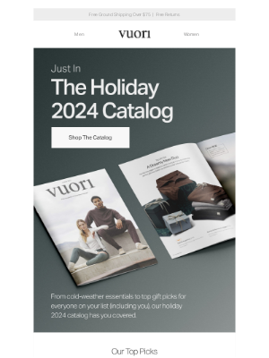 Vuori - Our Holiday 2024 Digital Catalog Is Here