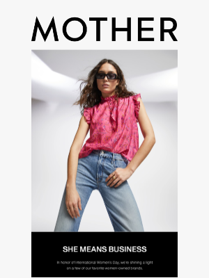 Mother Denim - OUR WOMEN-OWNED BRANDS