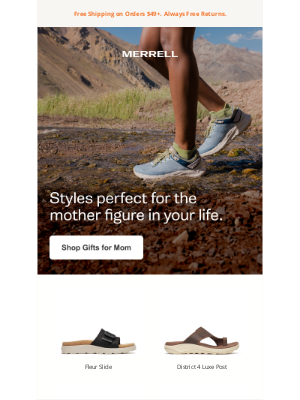 Merrell - Celebrate the moms who go the extra mile - on trails & in life