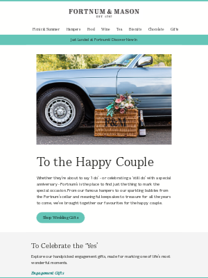 Fortnum & Mason (United Kingdom) - Wedding Gifts & Anniversary Delights🎊