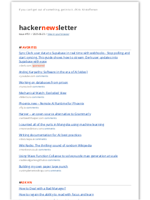 Hacker Newsletter - Hacker Newsletter #751