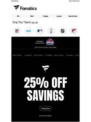 National Basketball Association (NBA) - Grab 25% Off Before It's Gone