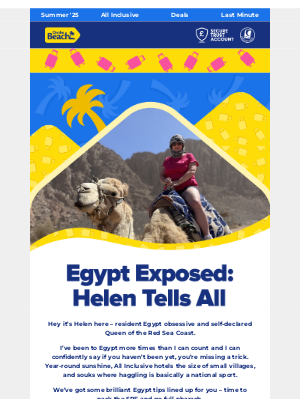 On the Beach (United Kingdom) - Queen of the Red Sea Spills ALL 🇪🇬