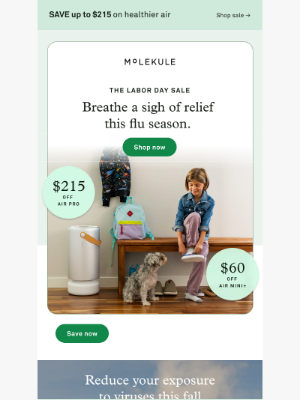 Molekule - The Labor Day Sale is inside. 🏃