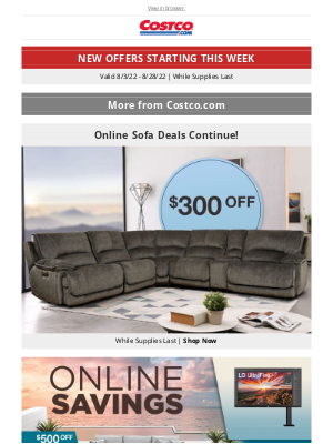 Costco - Preview Just-Released Savings Book NOW! Starts Wednesday, 8/3/22!