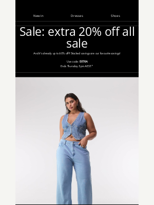ASOS (Australia) - Extra 20% off all Sale