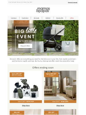 Mamas & Papas (United Kingdom) - Fancy some great savings?