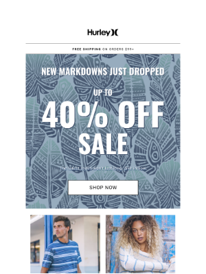 Hurley - New Markdowns Just Dropped