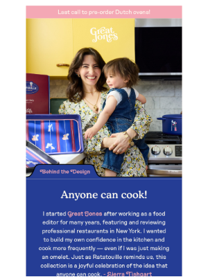 Great Jones - Anyone can cook!
