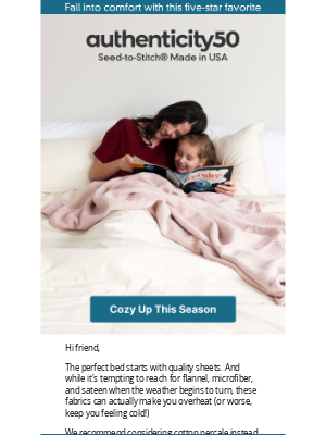 Authenticity 50 - 🍁 Get five-star sleep this fall 🍁