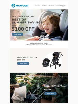 Maxi-Cosi - Ending soon—enjoy up to $100 off travel systems and more.​