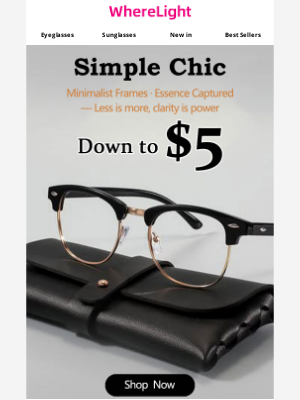 WhereLight - Face Shape Fussy? Regular Fits All!👓
