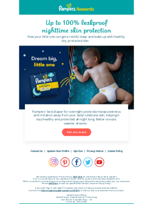 Pampers - Sweet dreams and dry, healthy skin 🌙