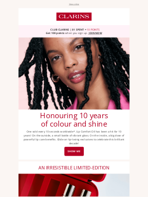 Clarins (Canada) - 💄 Still Turning Heads After 10 Years