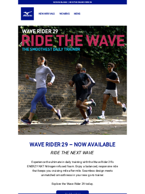 Mizuno Running - Meet the All-New Wave Rider 29