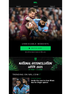 NRL - National Rugby League - Ampol State of Origin Opener Sets the Tone for 2025 💥