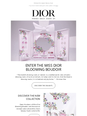 Dior (United Kingdom) - Discover the NEW Miss Dior Blooming Boudoir Collection