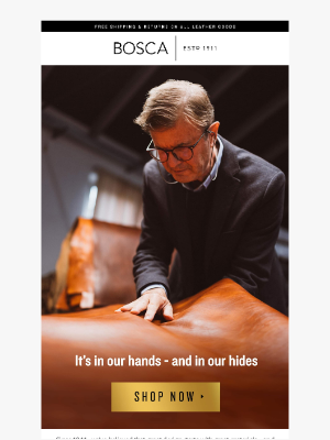 Bosca Accessories - More Than a Century of Craft