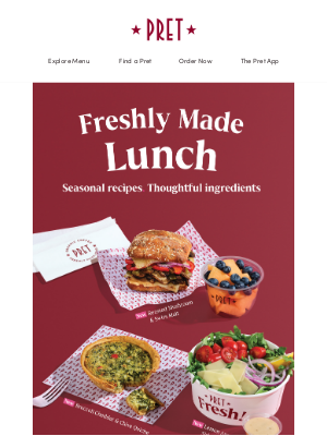 Pret A Manger - Our new Fall menu is here 🍂