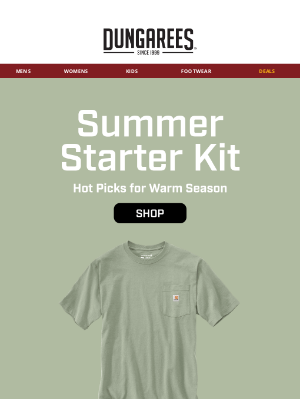 Dungarees - Summer is Here – Featured Gear for the Heat