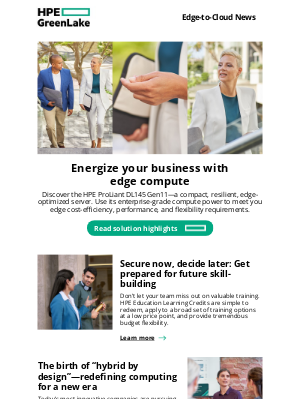 Hewlett Packard Enterprise - Janie, discover this affordable AI-ready edge server