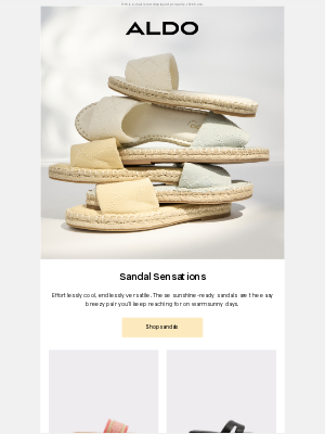 Aldo Shoes Canada - Our sandals just hit different