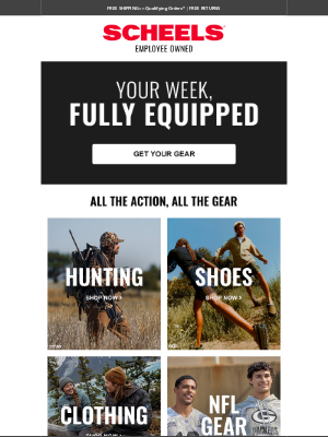 SCHEELS - Your Week Just Leveled Up