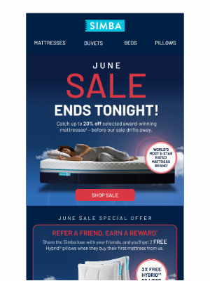 Simba Sleep (United Kingdom) - ❗June Sale Ends Tonight❗