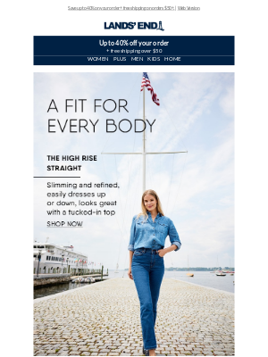 Lands' End - New jeans fit every body