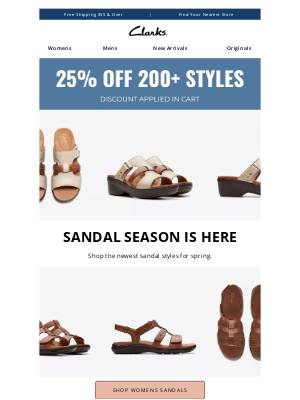 Clarks Shoes - Wear-all-day SANDALS