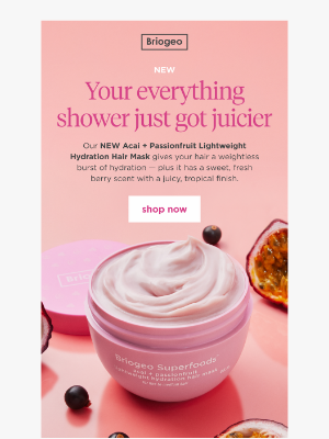 Briogeo Hair Care - Wash day just got sweeter 🫐🥭
