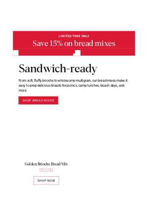 King Arthur Baking Company - Bake it, Pack it, GO! 🥪