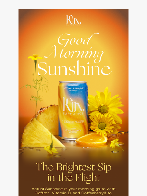 Kin Euphorics - Start your day with Actual Sunshine