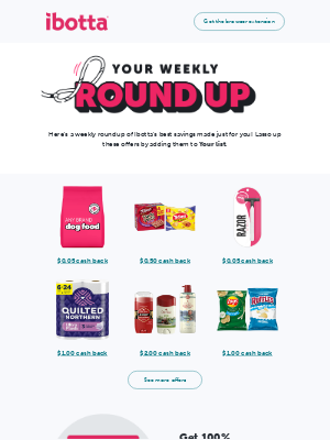 Ibotta - Janice: these deals are made for you.