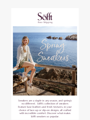 Sofft Shoes - The Perfect Spring Sneakers