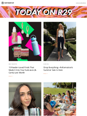 Refinery29 - 15 top buys that made it into your suitcases (& carts) last month