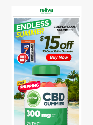 Reliva CBD - 🌱 Delicious CBD Gummies for Half off?? Reliva CBD Savings