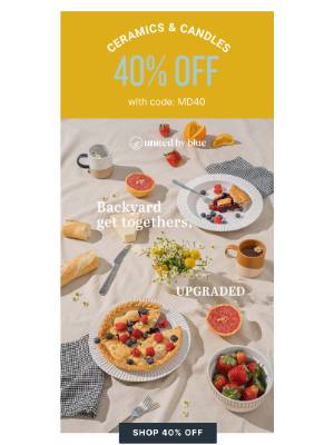 United By Blue - DID SOMEONE SAY 40% OFF??? 🕯️☕