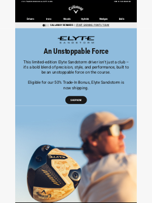 Callaway Golf - Limited Edition Elyte Sandstorm Is Now Shipping | Order Today!