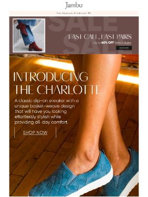 Jambu footwear - Introducing the Charlotte