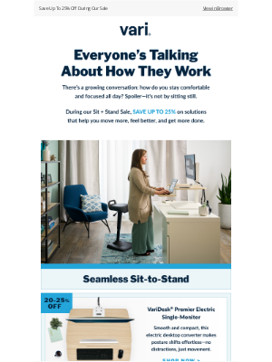 VARIDESK - 🗣What’s the Sit-Stand Buzz?