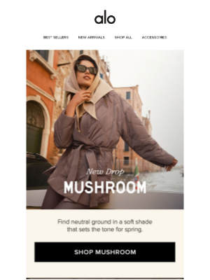 Alo Yoga - New Drop: Mushroom