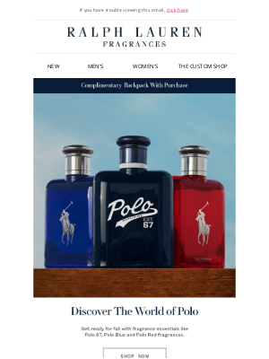 Ralph Lauren Fragrances - Explore Polo Fragrances For Fall 🍁