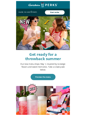 Caribou Coffee - Ready for a taste of summer?