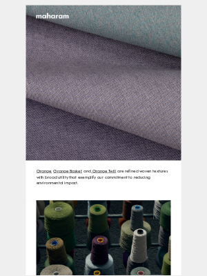Maharam - Grange, Grange Basket, and Grange Twill