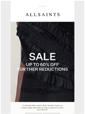 ALLSAINTS (United Kingdom) - SALE: Dresses for every occasion